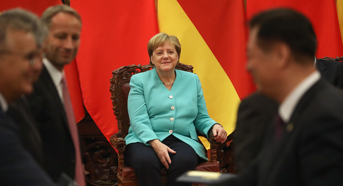 Chancellor of Germany Angela Merkel in China, September 2019